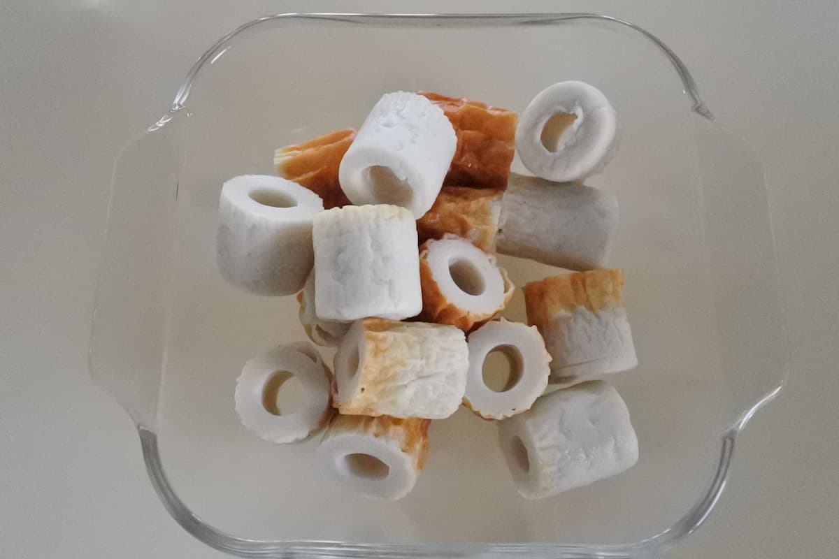 エビとちくわのスイートマヨ和え