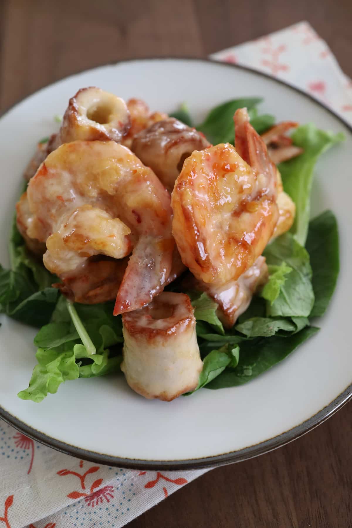 エビとちくわのスイートマヨ和え