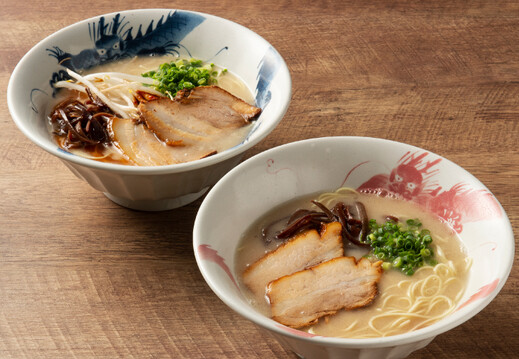 龍の家 豚骨ラーメン 2種 4食セット／九州お取り寄せ本舗