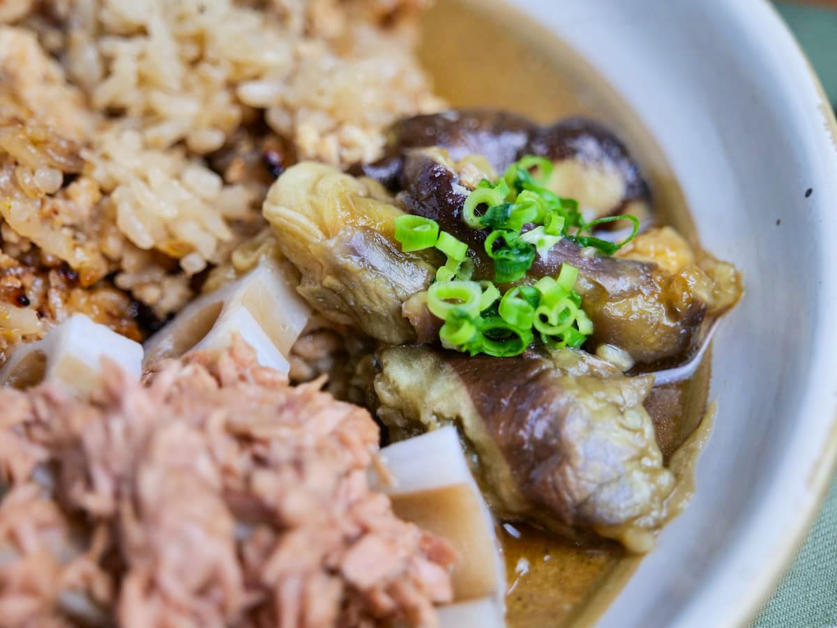 秋の味覚ワンプレートなす