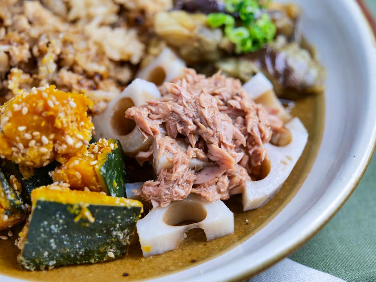 秋の味覚ワンプレートれんこん
