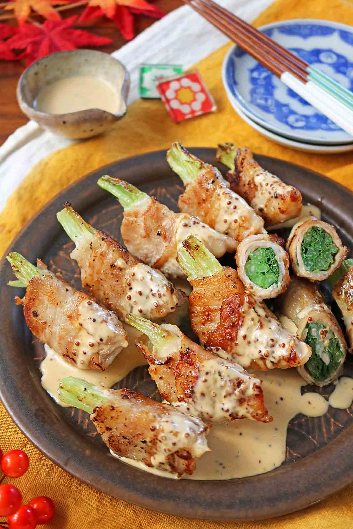 かぶの肉巻き