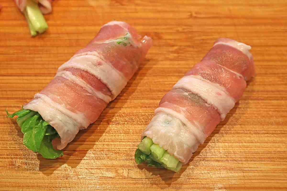 かぶの肉巻き