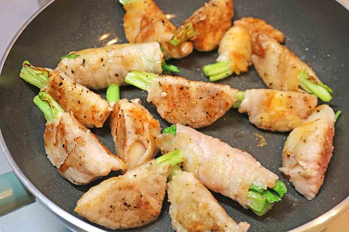 かぶの肉巻き
