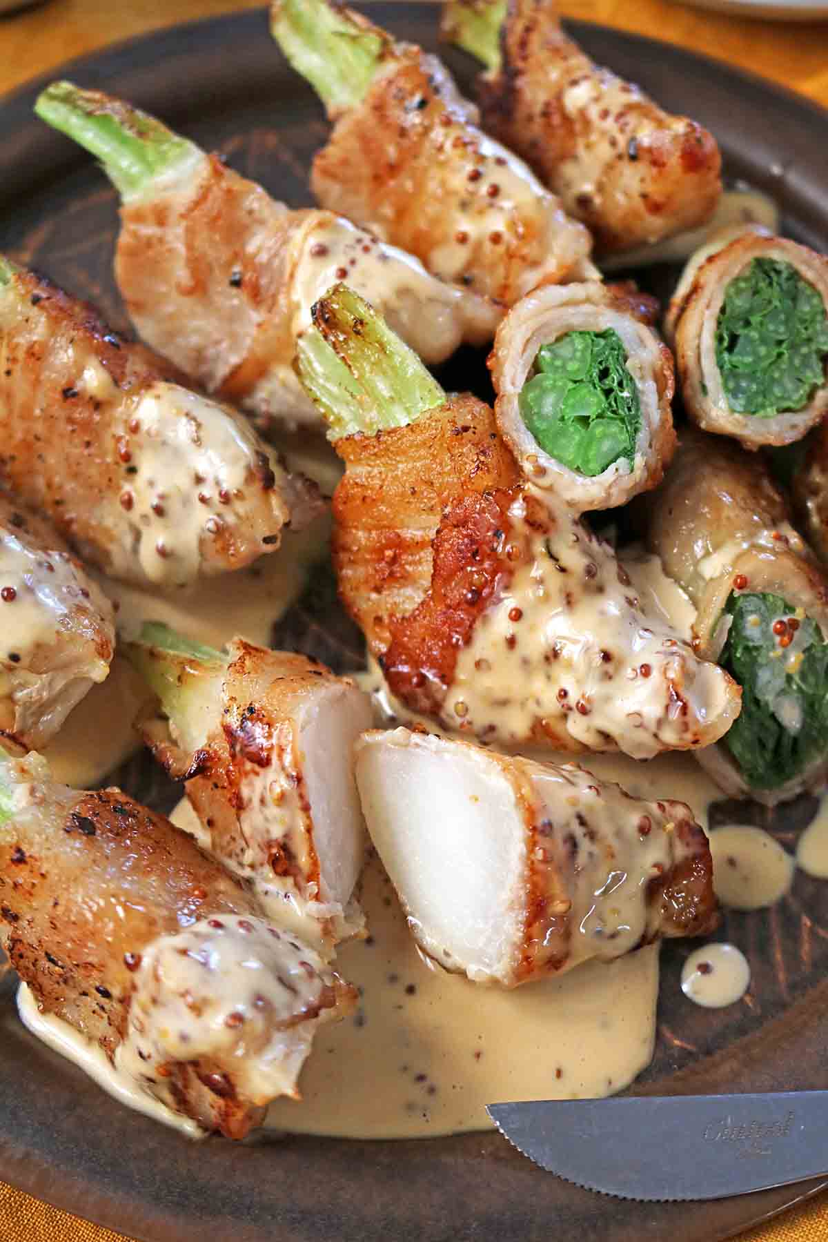 かぶの肉巻き