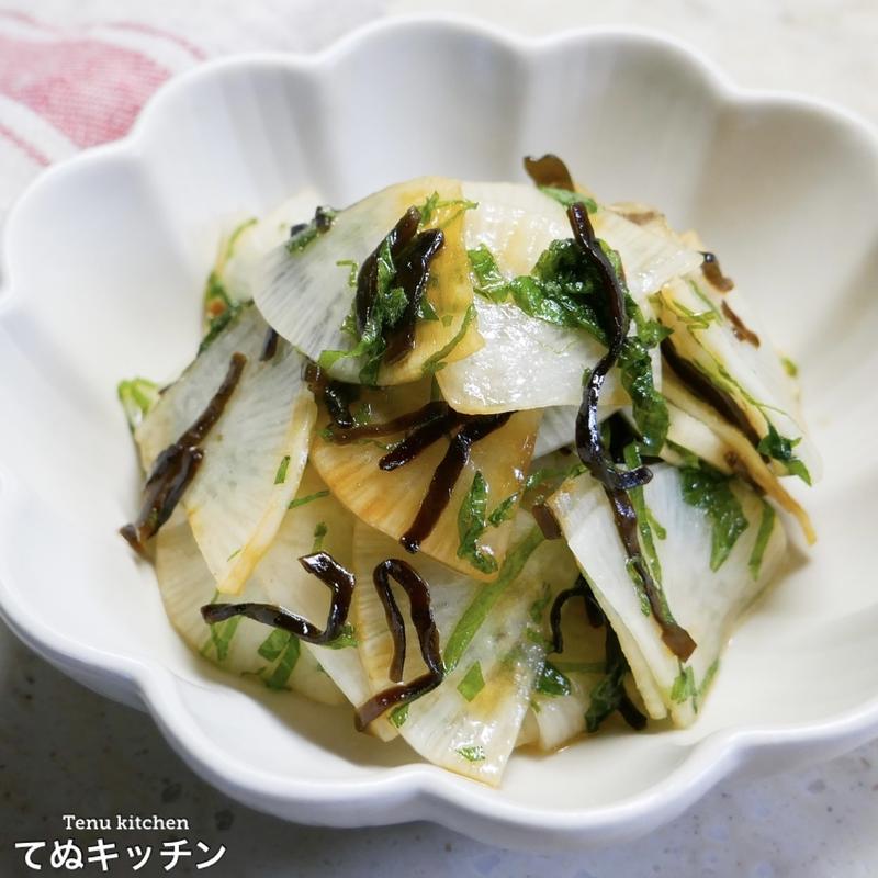 いくらでも食べられる！「大根×塩昆布」の和えるだけ副菜4選
