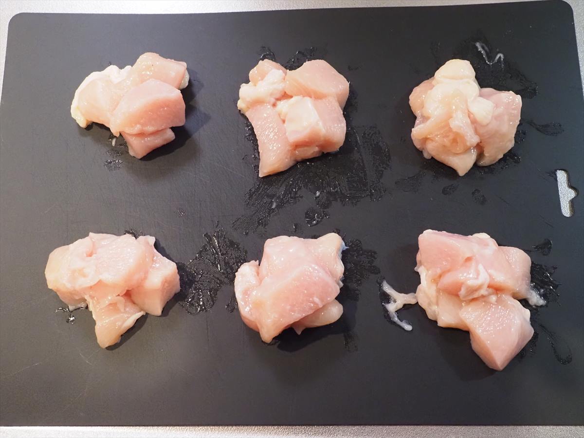 鶏むね肉の旨塩焼き鳥、タレ焼き