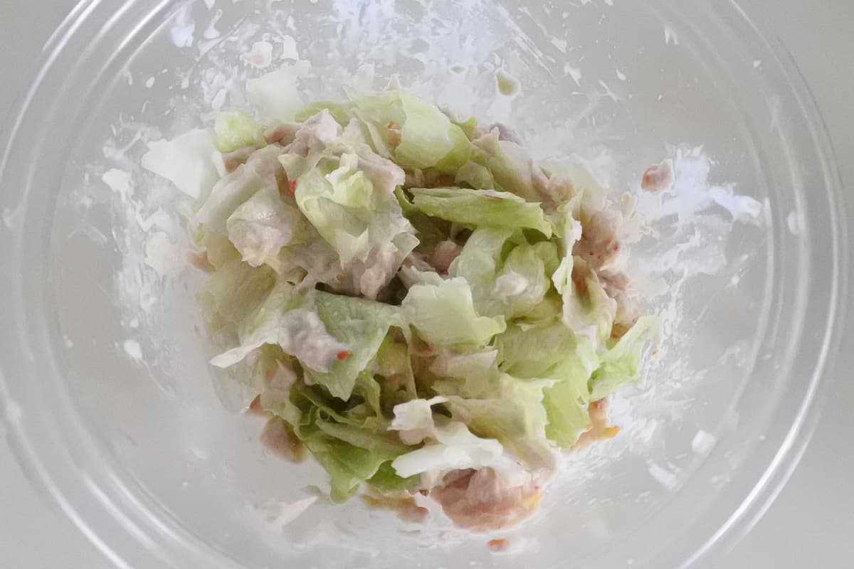 レタスとツナのスイチリ和え