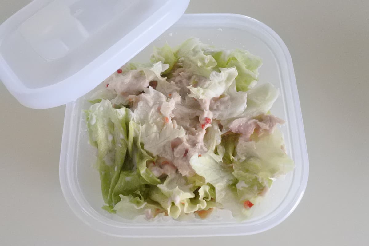 レタスとツナのスイチリ和え