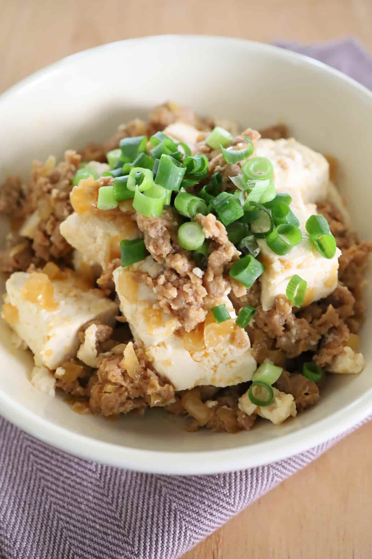 豆腐のそぼろ炒め