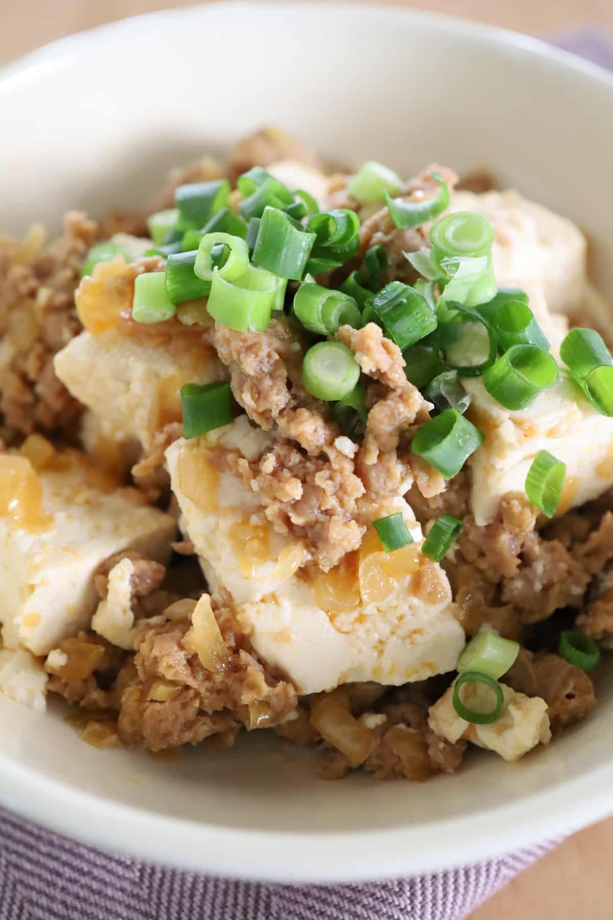 豆腐のそぼろ炒め
