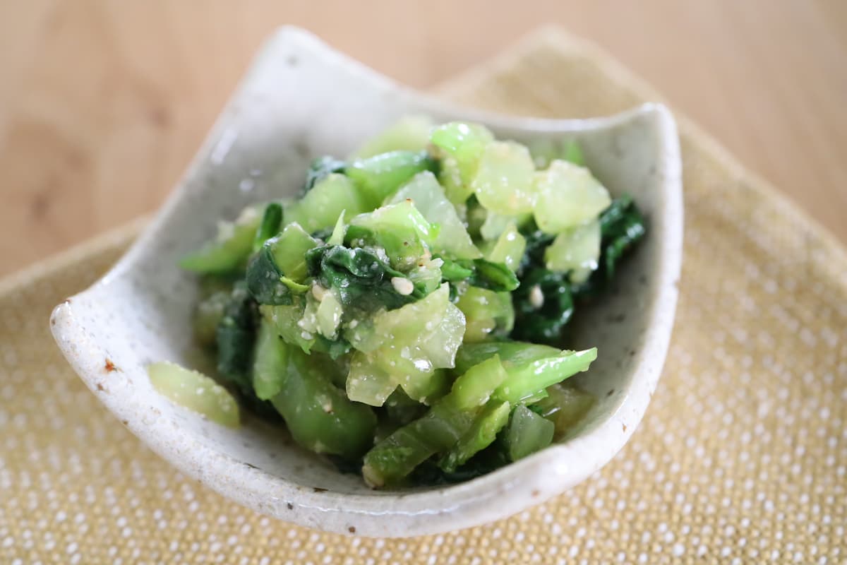 チンゲン菜のごま和え