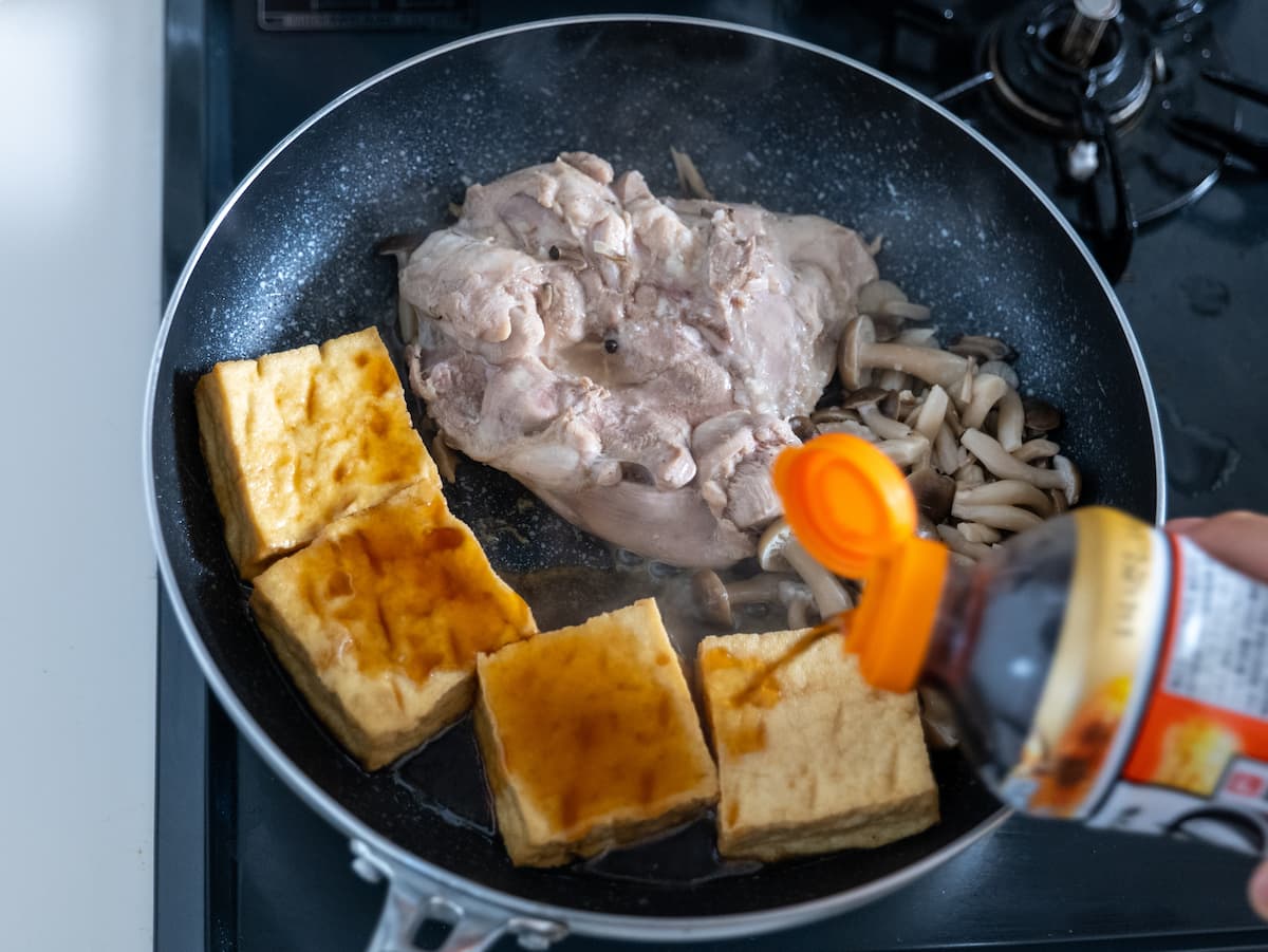フライパンで3品同時作り方