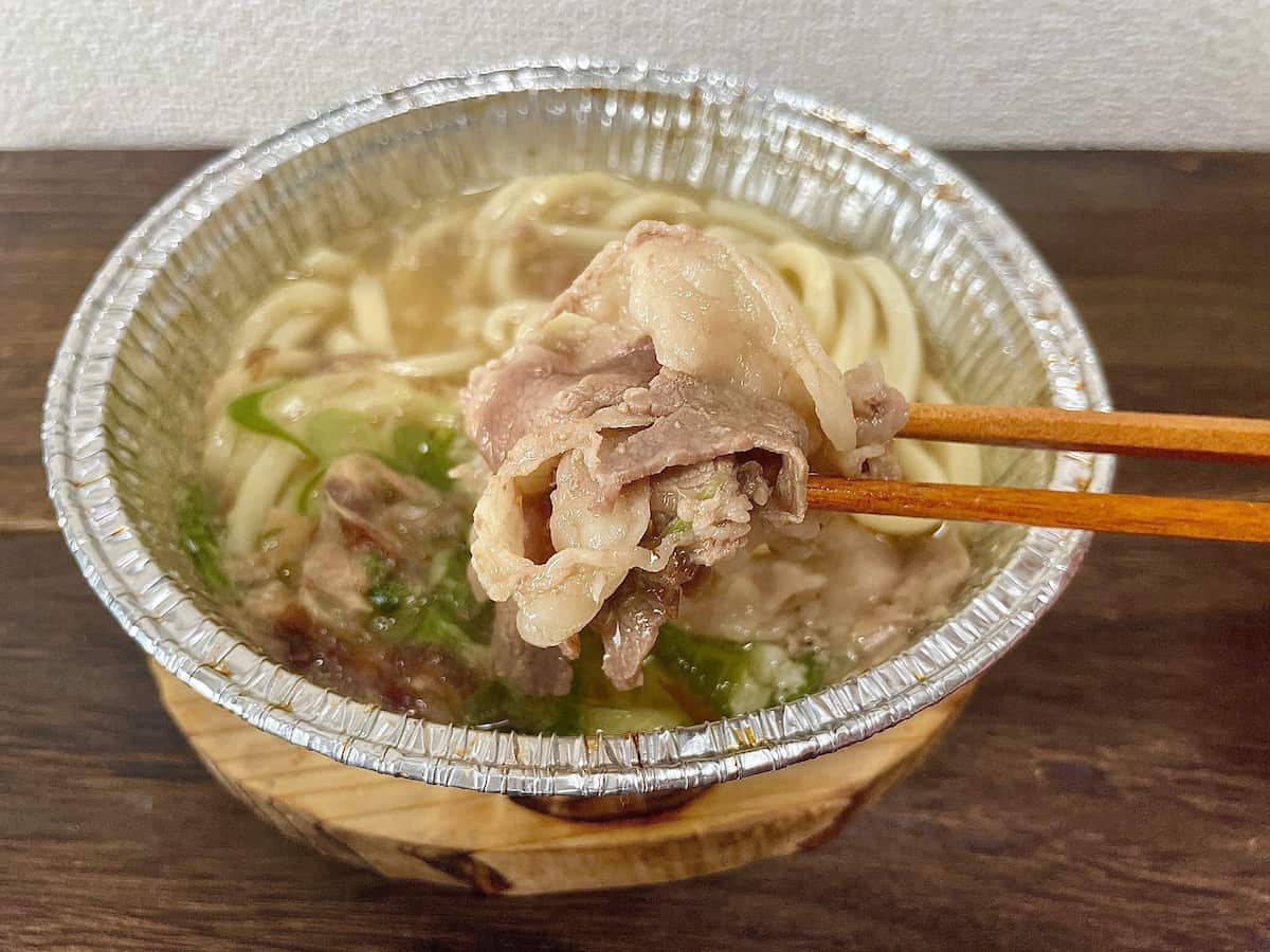 セブン肉うどん4