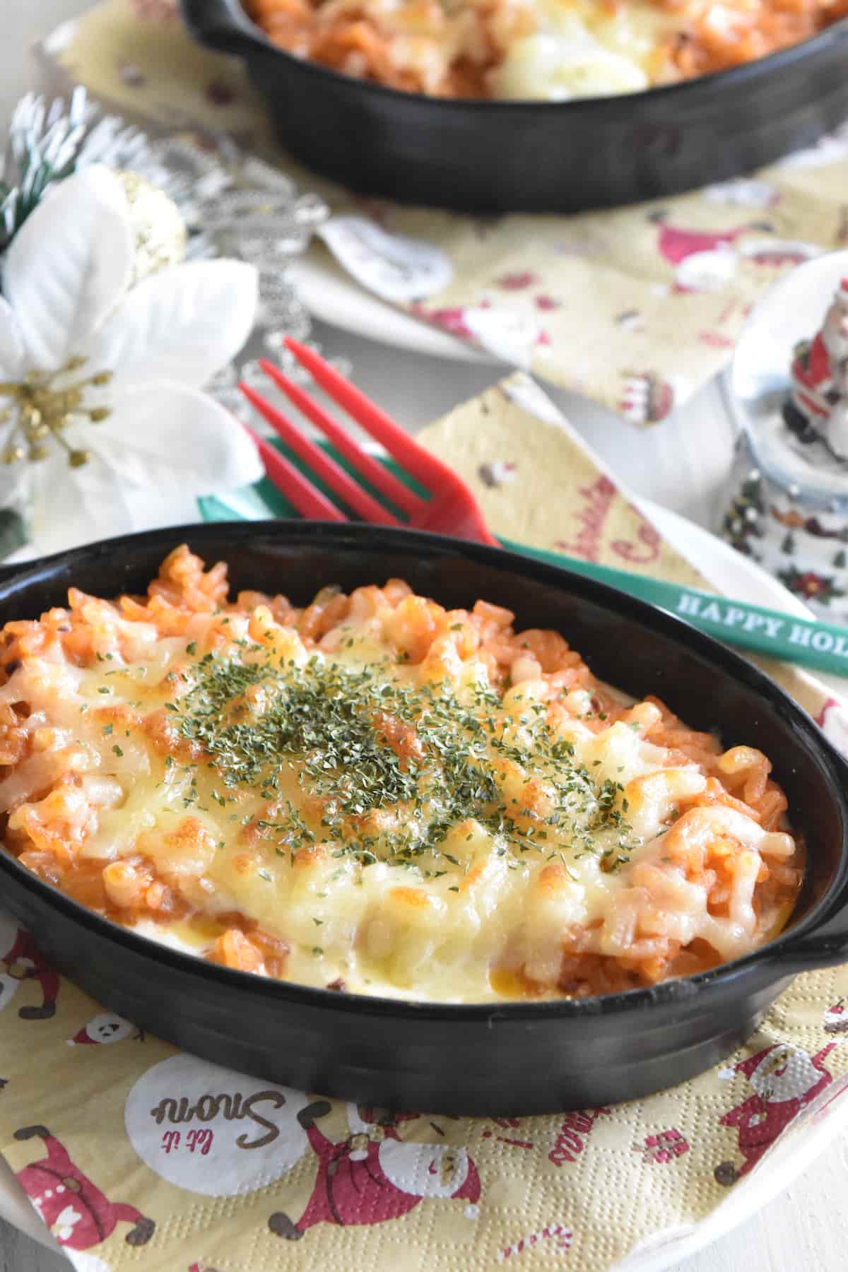仕上がり(ミートソースドリア)