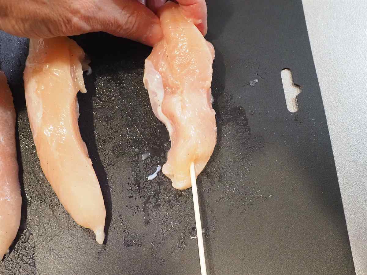 ささみのピザ風焼き鳥