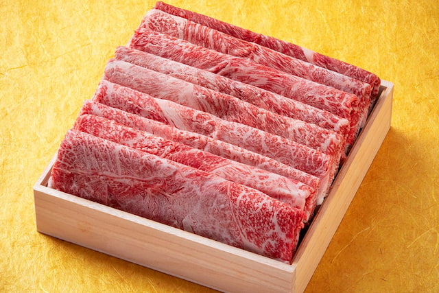 「綿肉」松阪牛A5特選霜降りしゃぶしゃぶ・すき焼き用(ウデ・ミスジ)600g