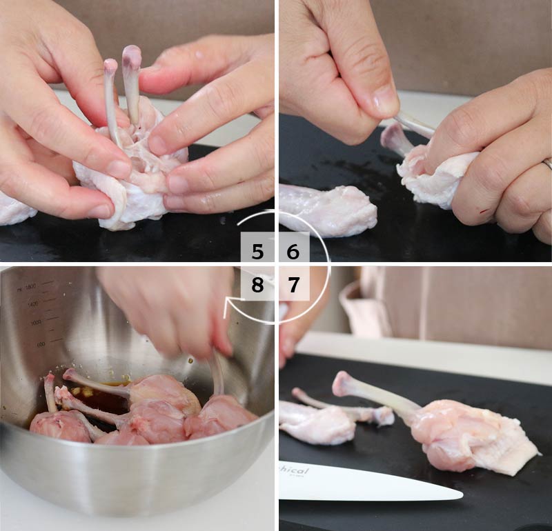 クリスマスや誕生会のメインメニューに!カリッとジューシーな「チューリップ唐揚げ」