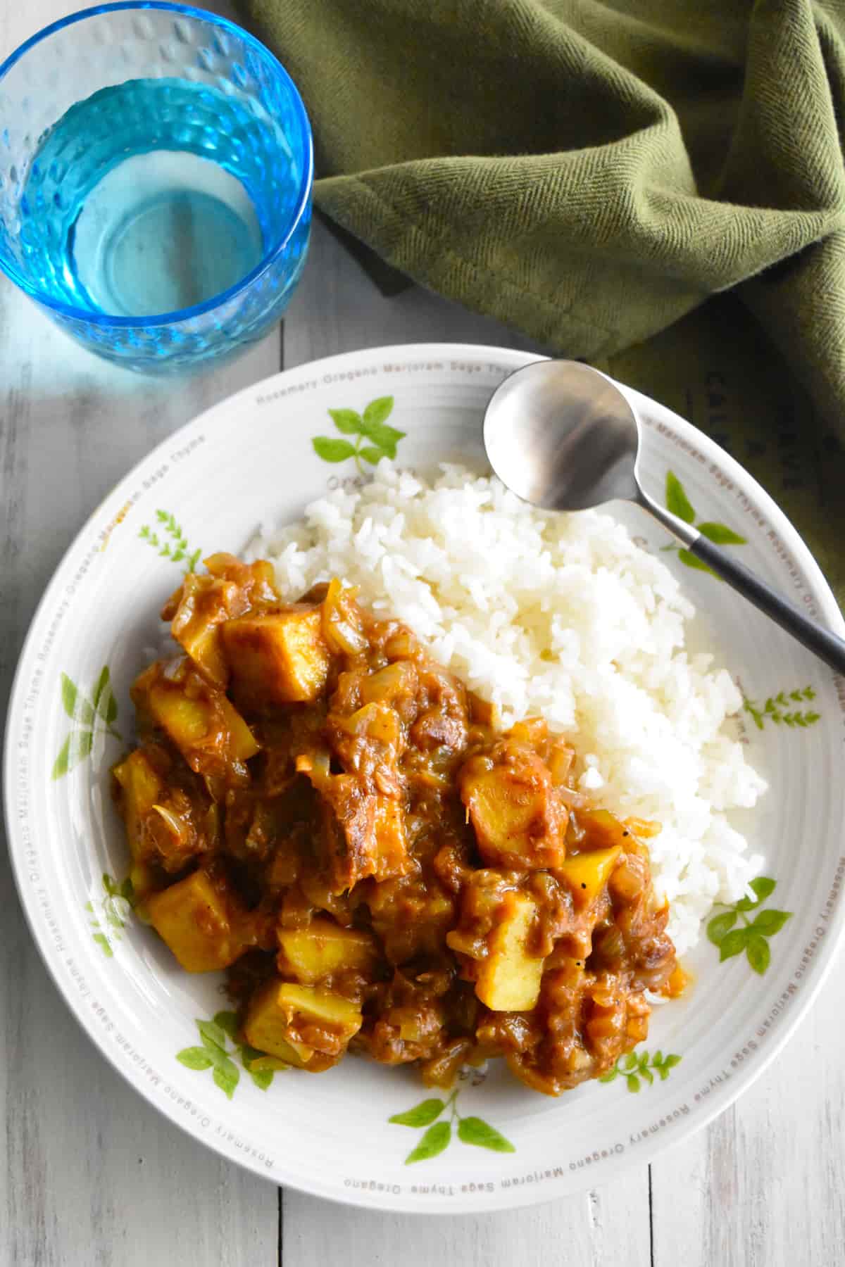出来上がり(さつまいもとツナのカレー)