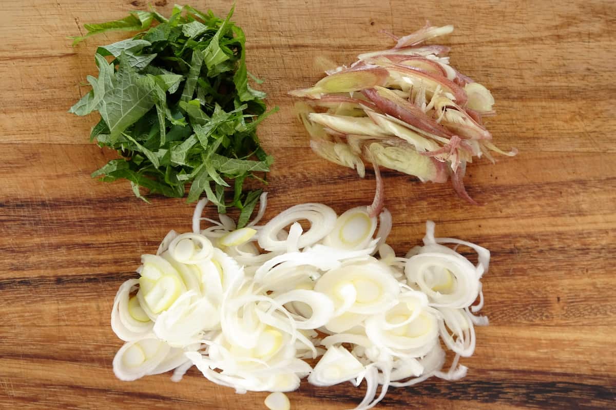 牡蠣と豆腐のふわふわチヂミ 工程2