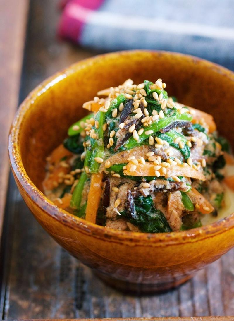 パクパク食べられる！「ほうれん草とひじき」のおかずレシピ