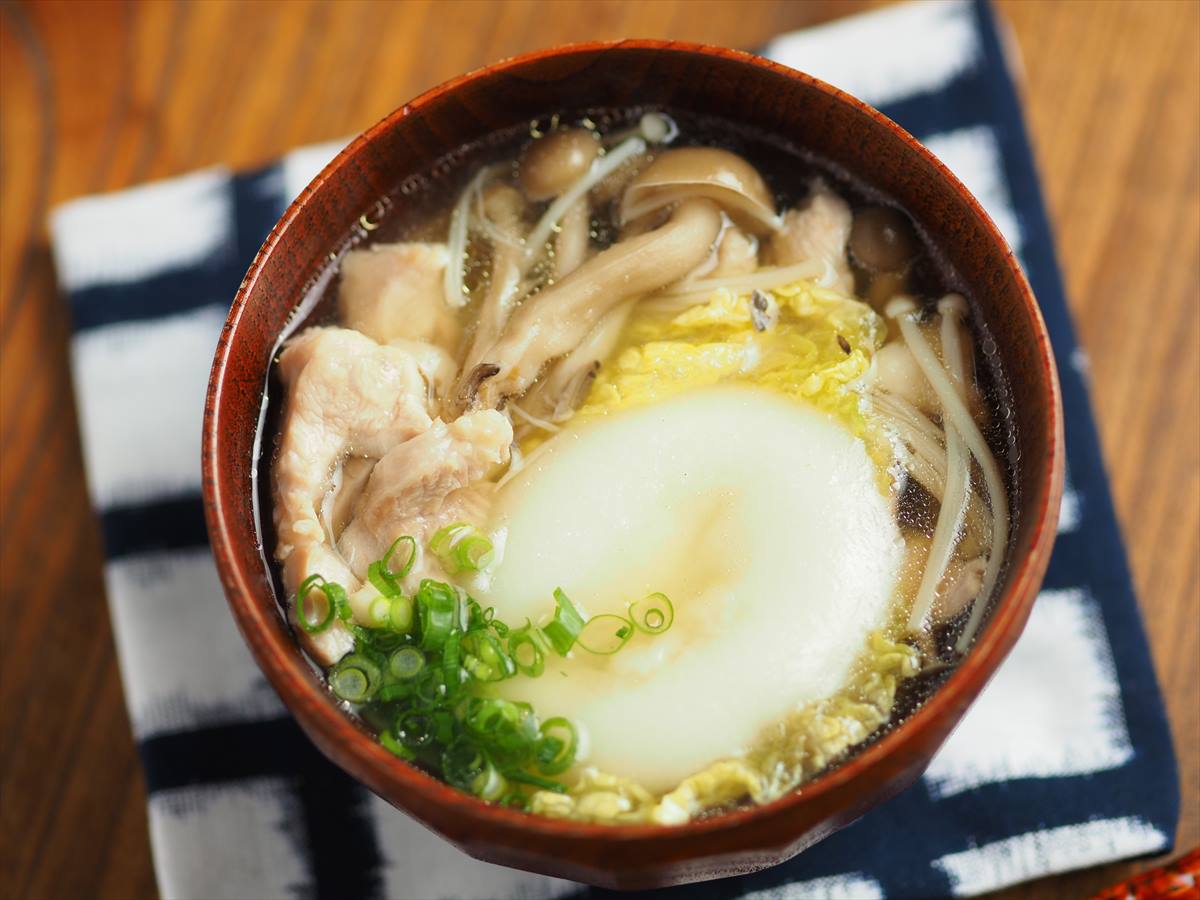きのこ鶏雑煮