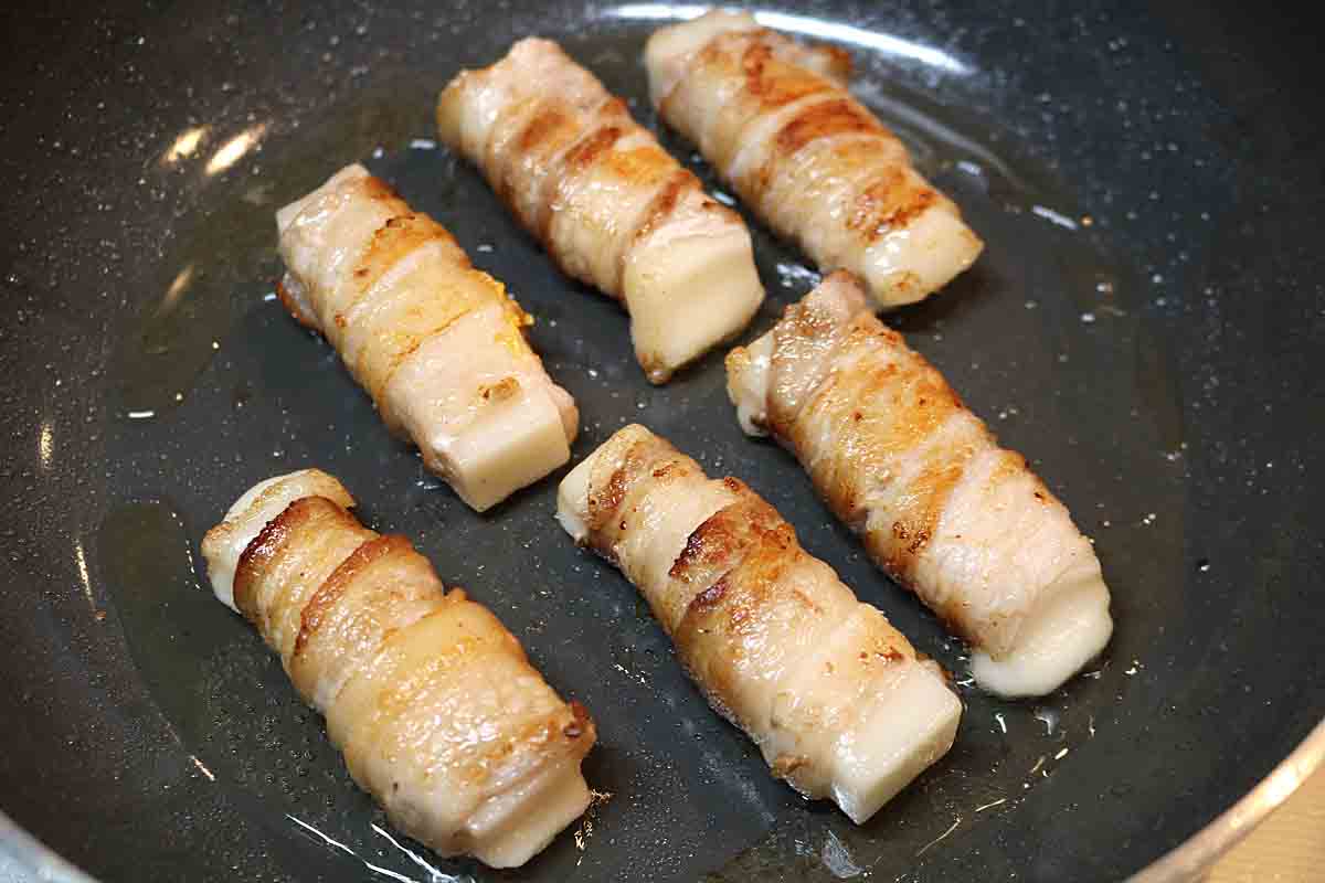 肉巻き餅４