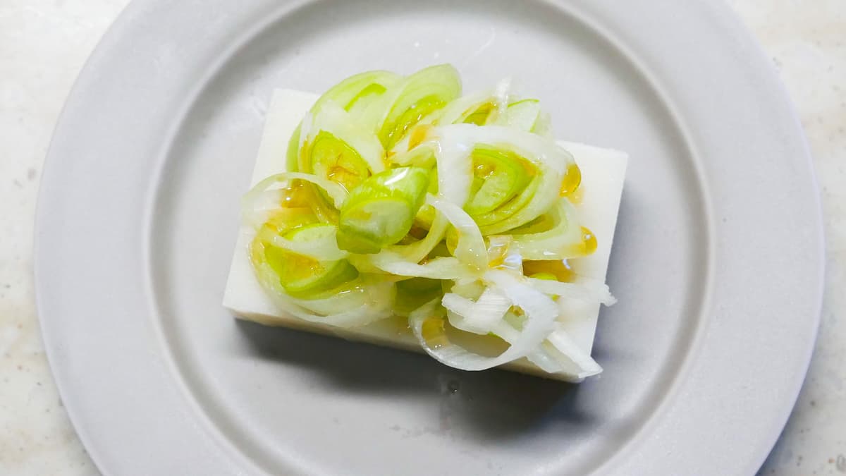 レンジネギ餅工程1