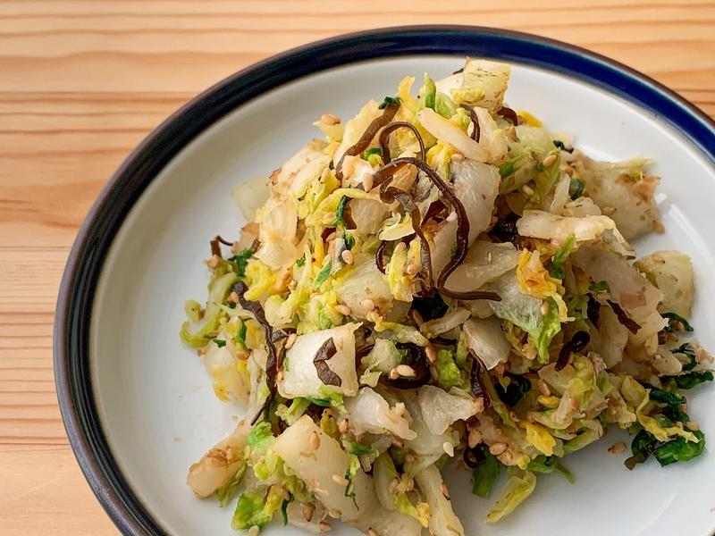 白菜1/2株使い切り!スガさんの「作り置き副菜」で野菜不足を解消♪