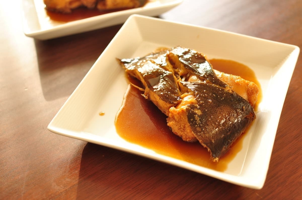 子持ちカレイの煮つけ