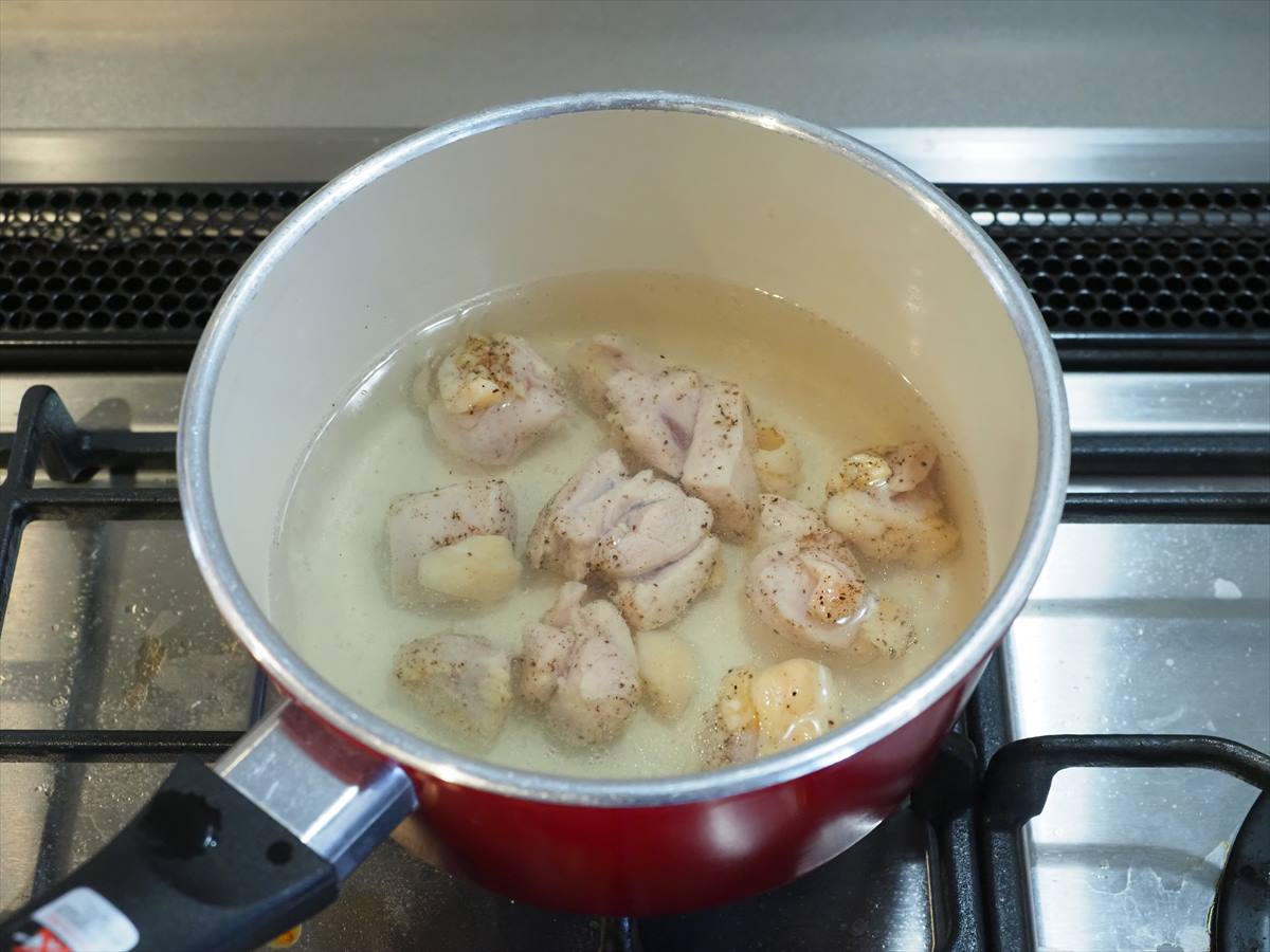 もちもちチキンカレースープ