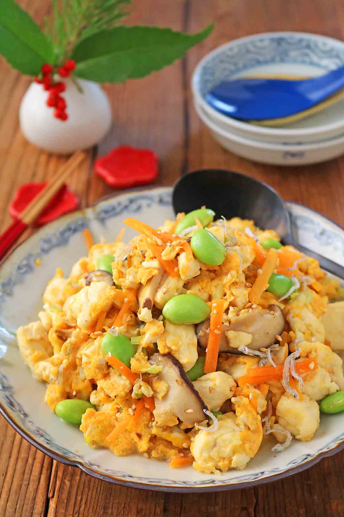 炒り豆腐１