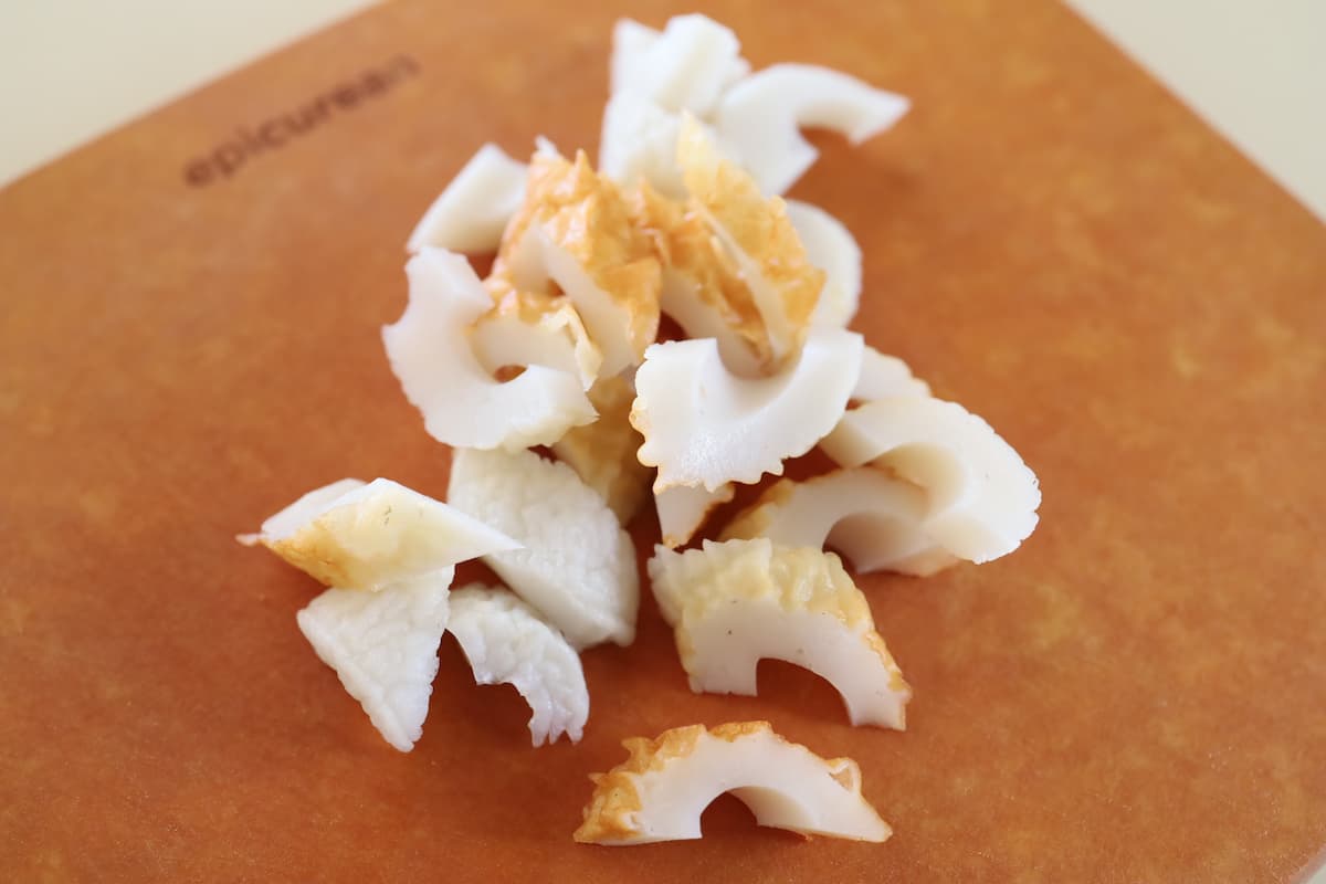 人参とちくわのめんつゆ煮