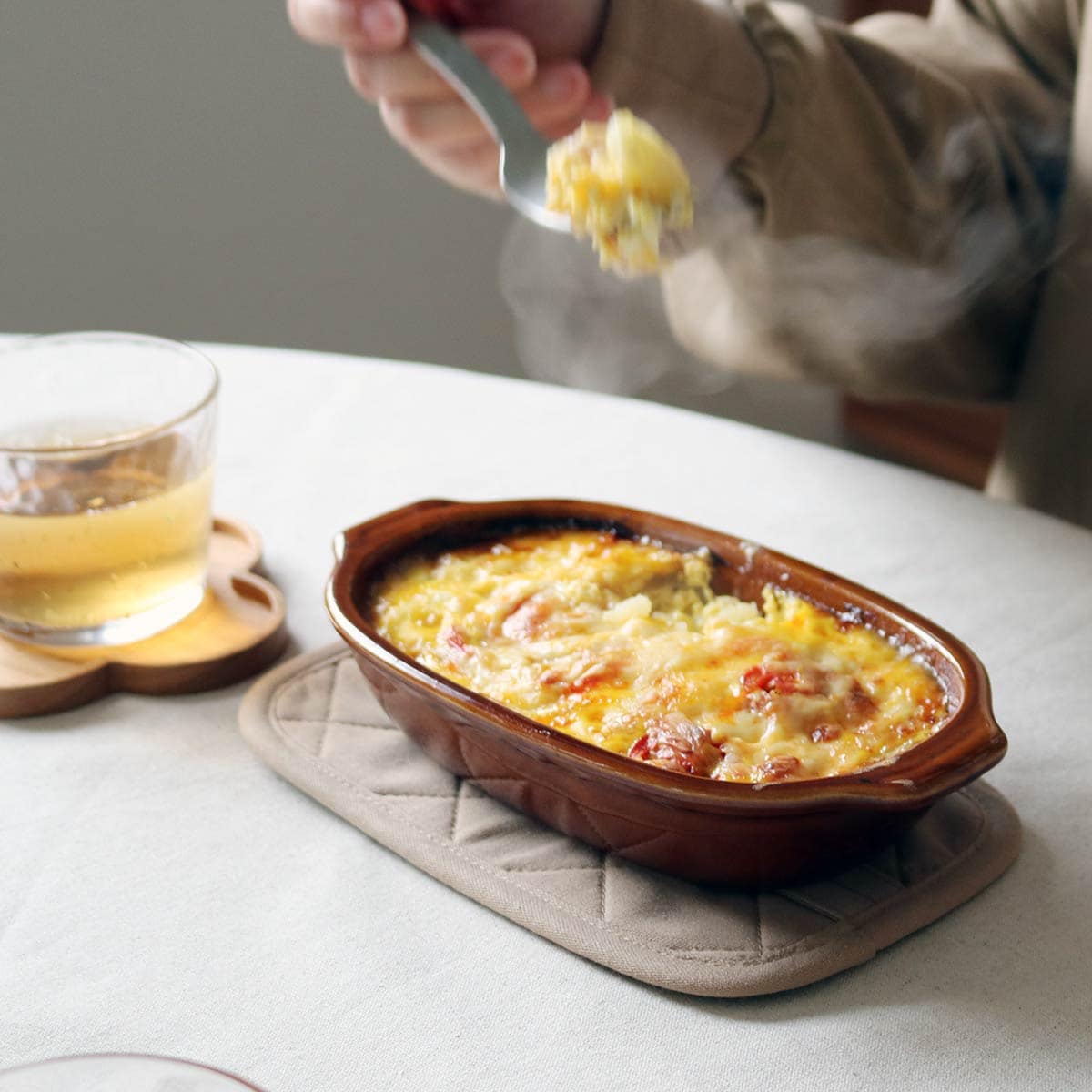 冬こそ食べたい簡単オーブン料理。「豆乳で作るキッシュ＆パンプディング」の作り方