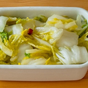 白菜の浅漬け