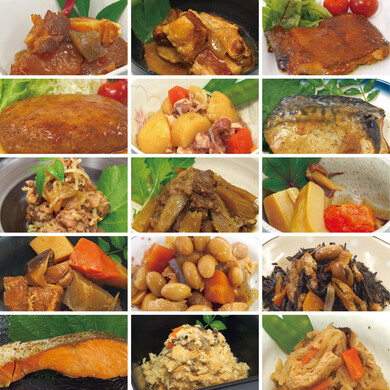 uchipacレトルトお惣菜15品目セット&times;各1個／内野家