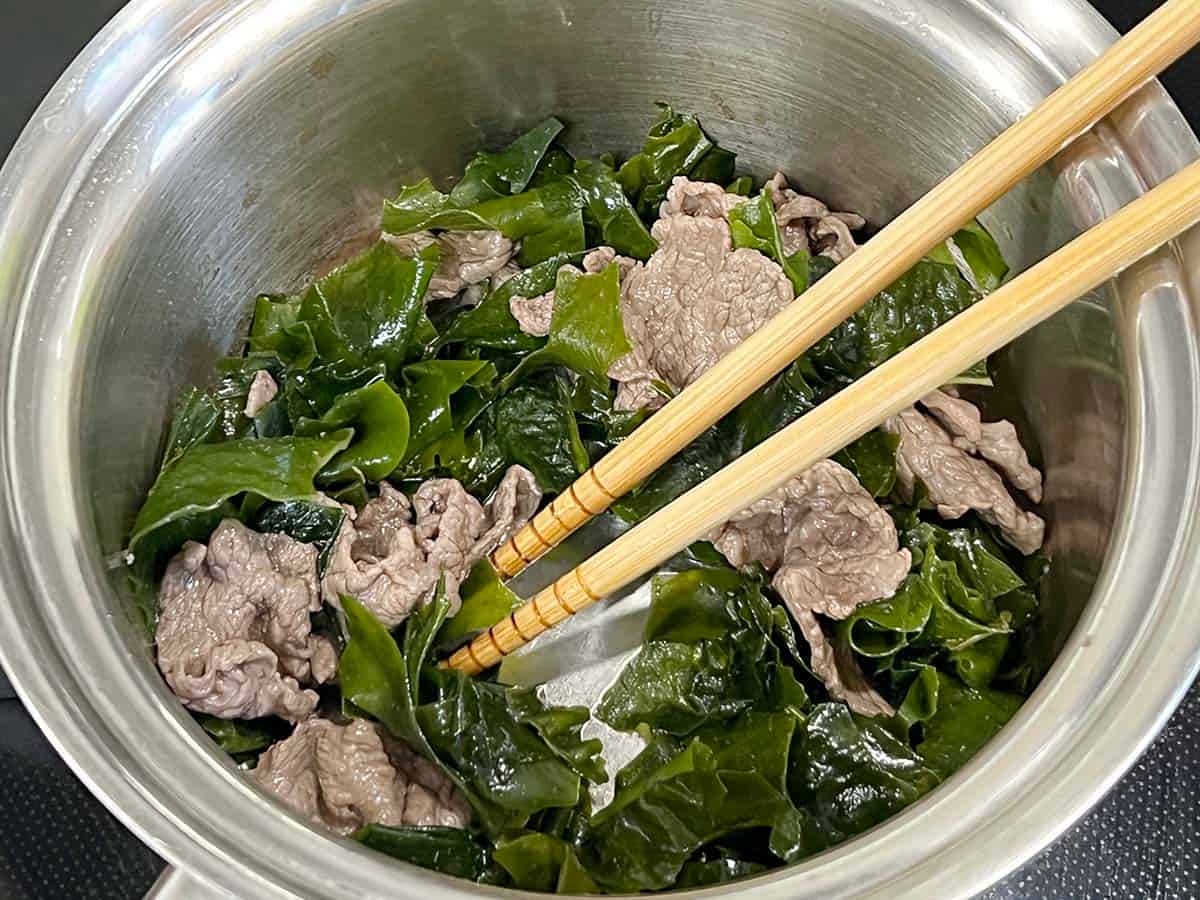 ワカメスープ作り方