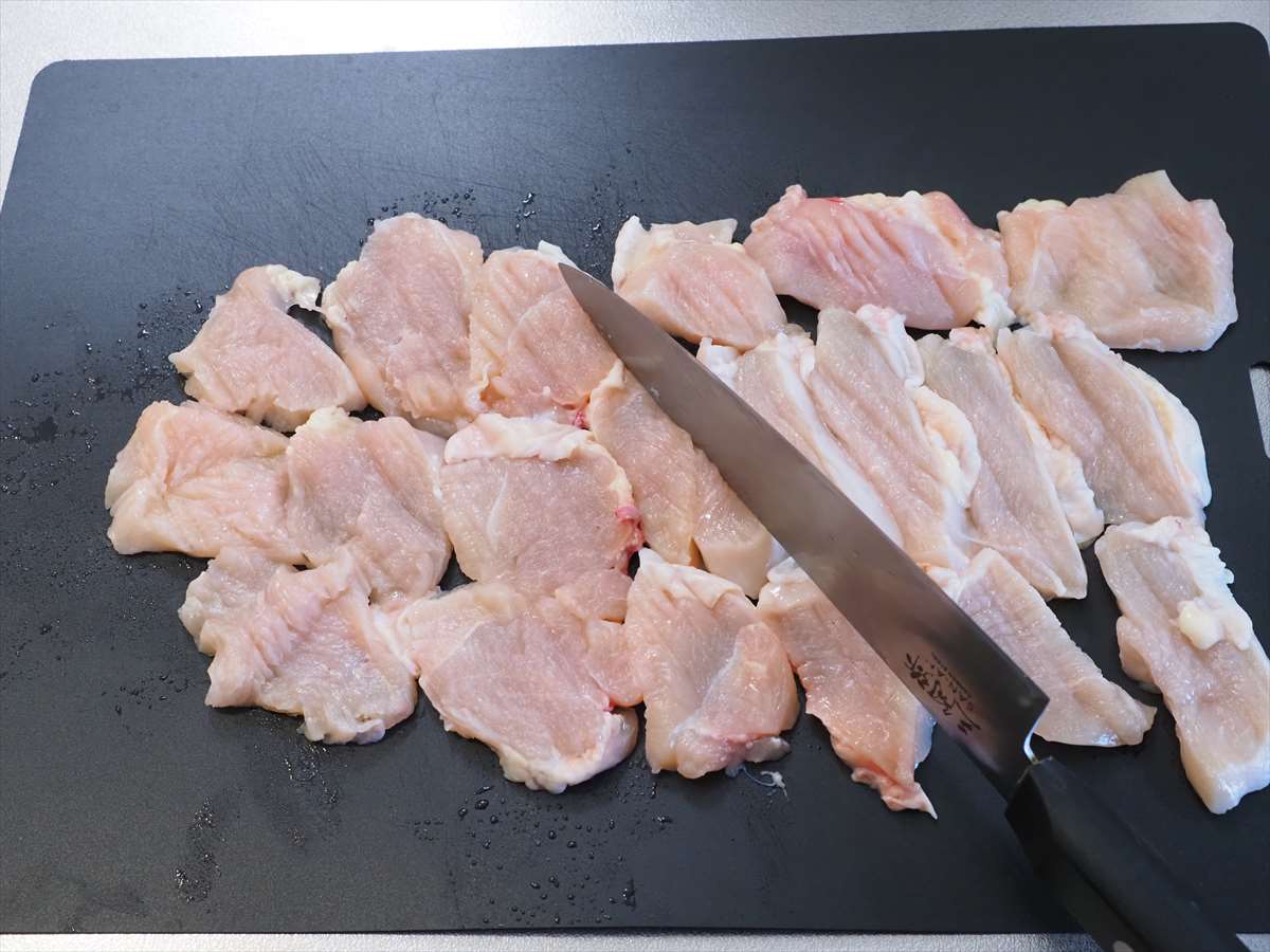 鶏むね肉のてりたま丼
