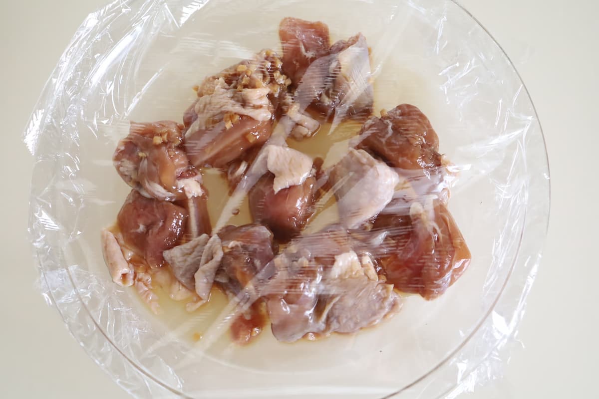 レンチンで照り焼き風