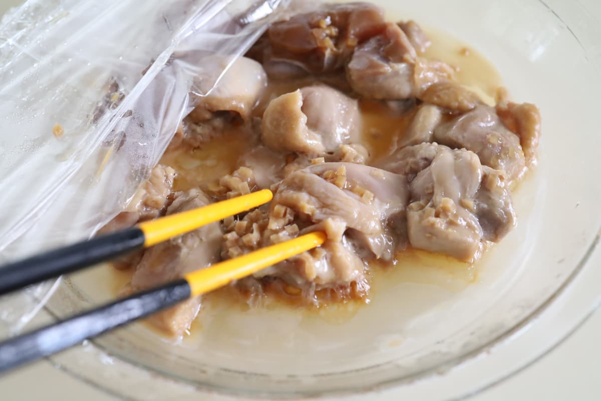 レンチンで照り焼き風