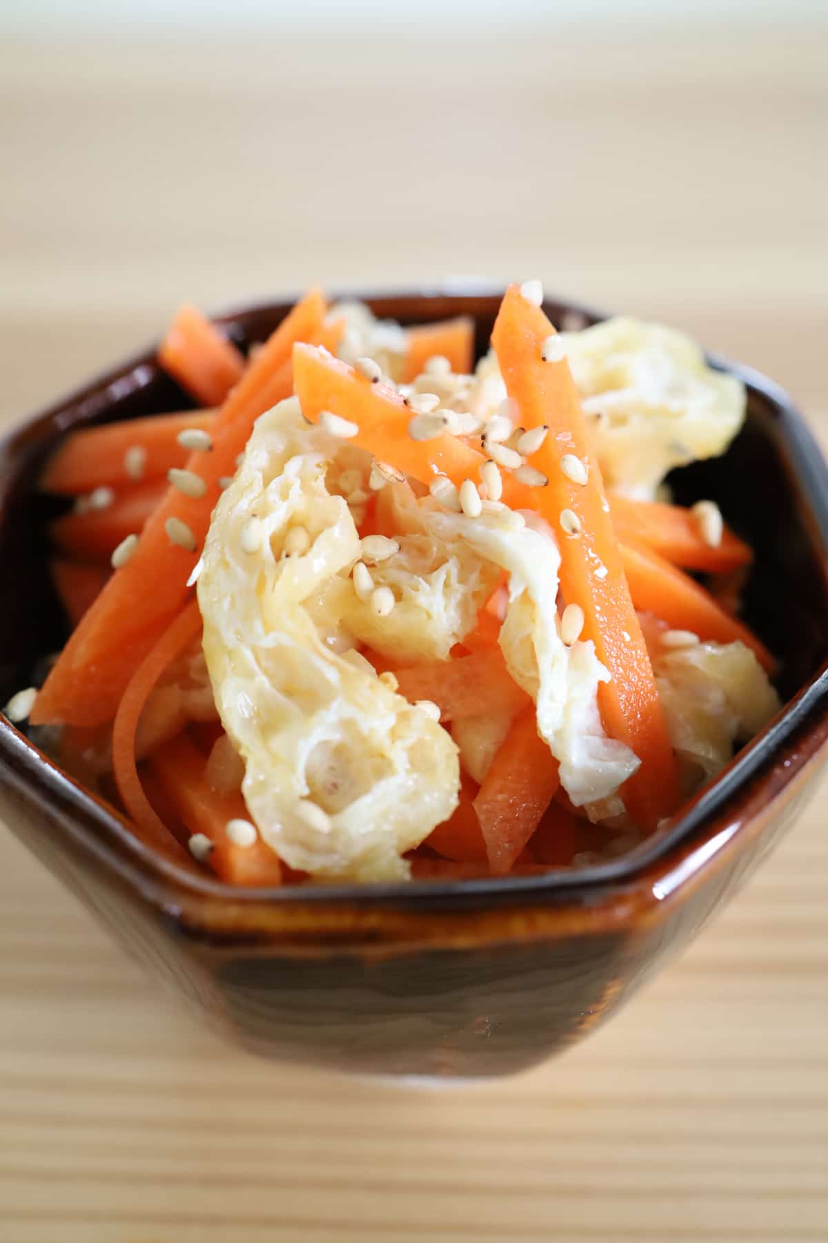 人参と油揚げのすぐできおかず