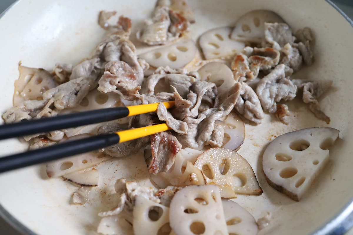 豚肉と野菜の甘辛炒め