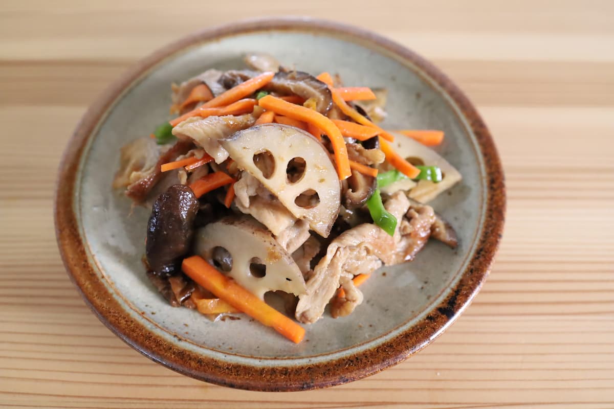 豚肉と野菜の甘辛炒め