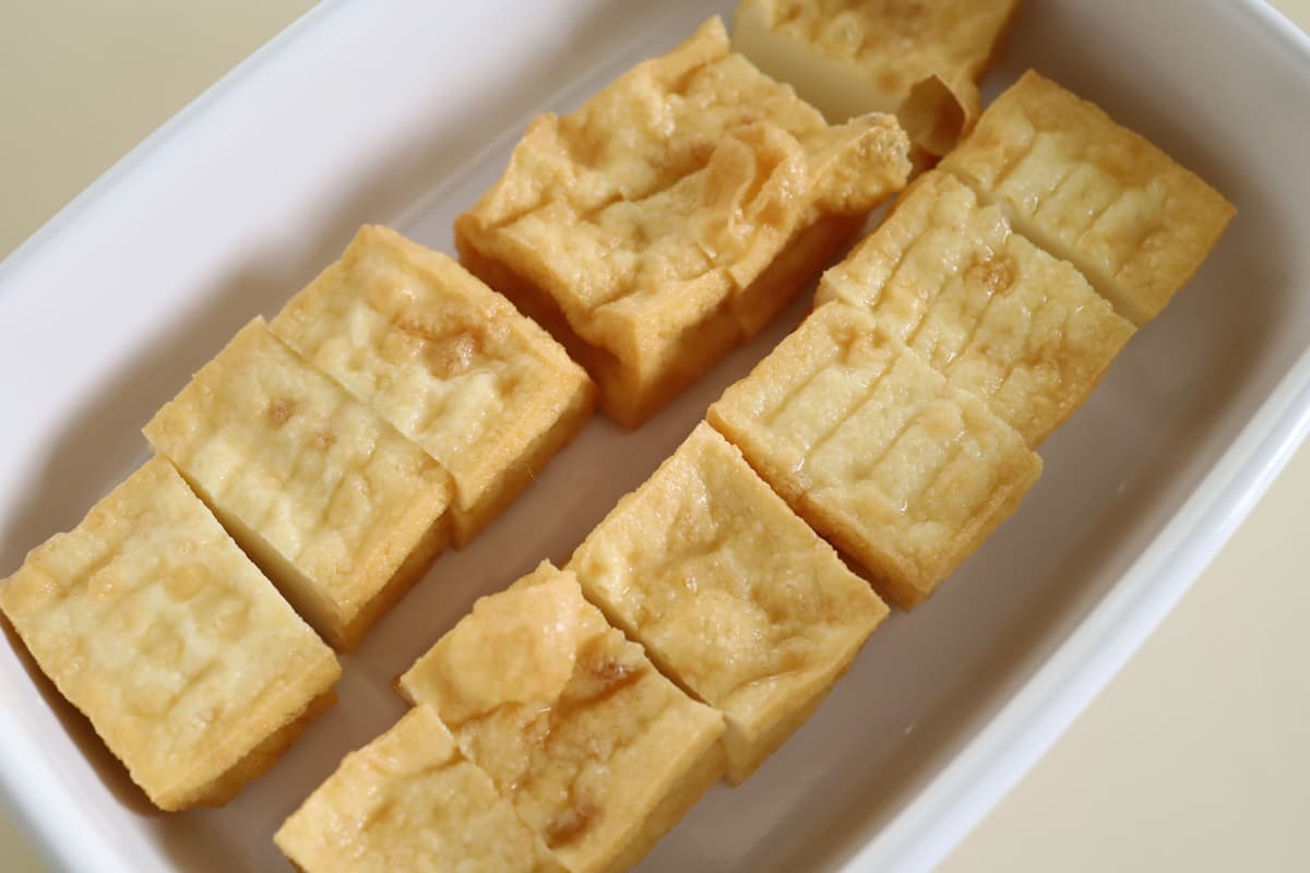 厚揚げと人参のツナ炒め