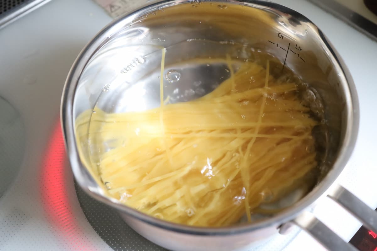 お手軽ナポリタンスパゲティ