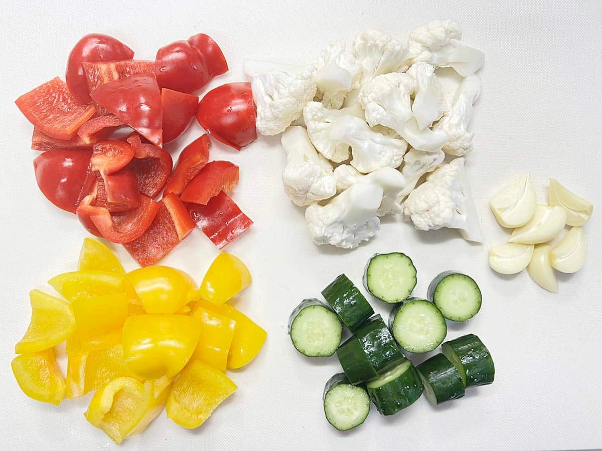 野菜のチャンアチ（しょうゆ漬け）作り方