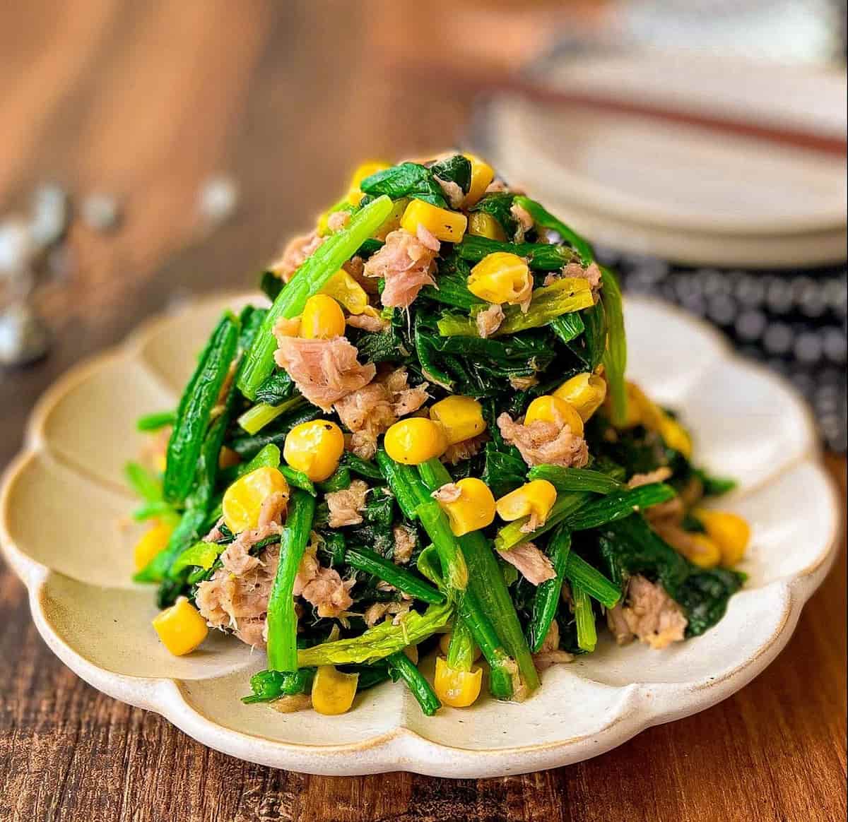 毎日でも食べたい!栄養満点な「ほうれん草のサラダ」