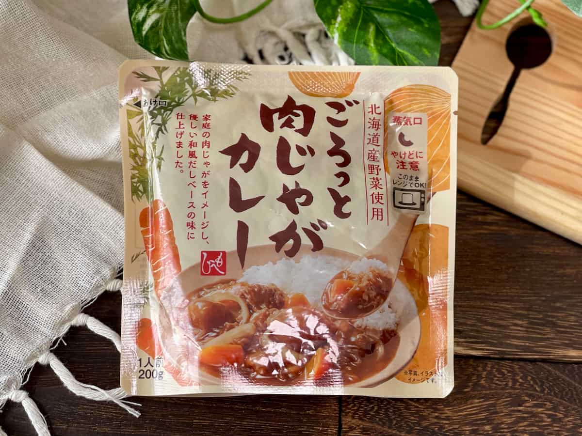 肉じゃがカレーのパッケージ