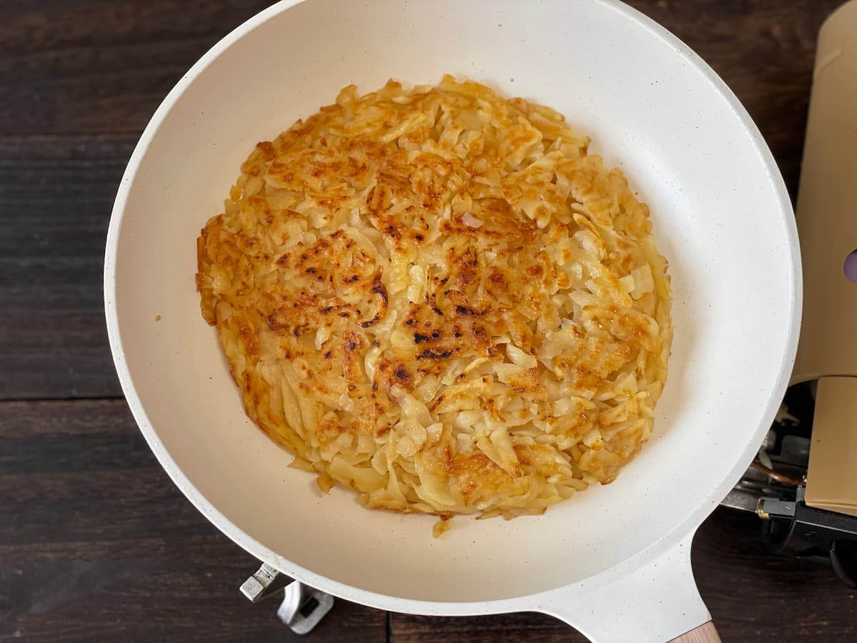 焼き色のついたロスティ