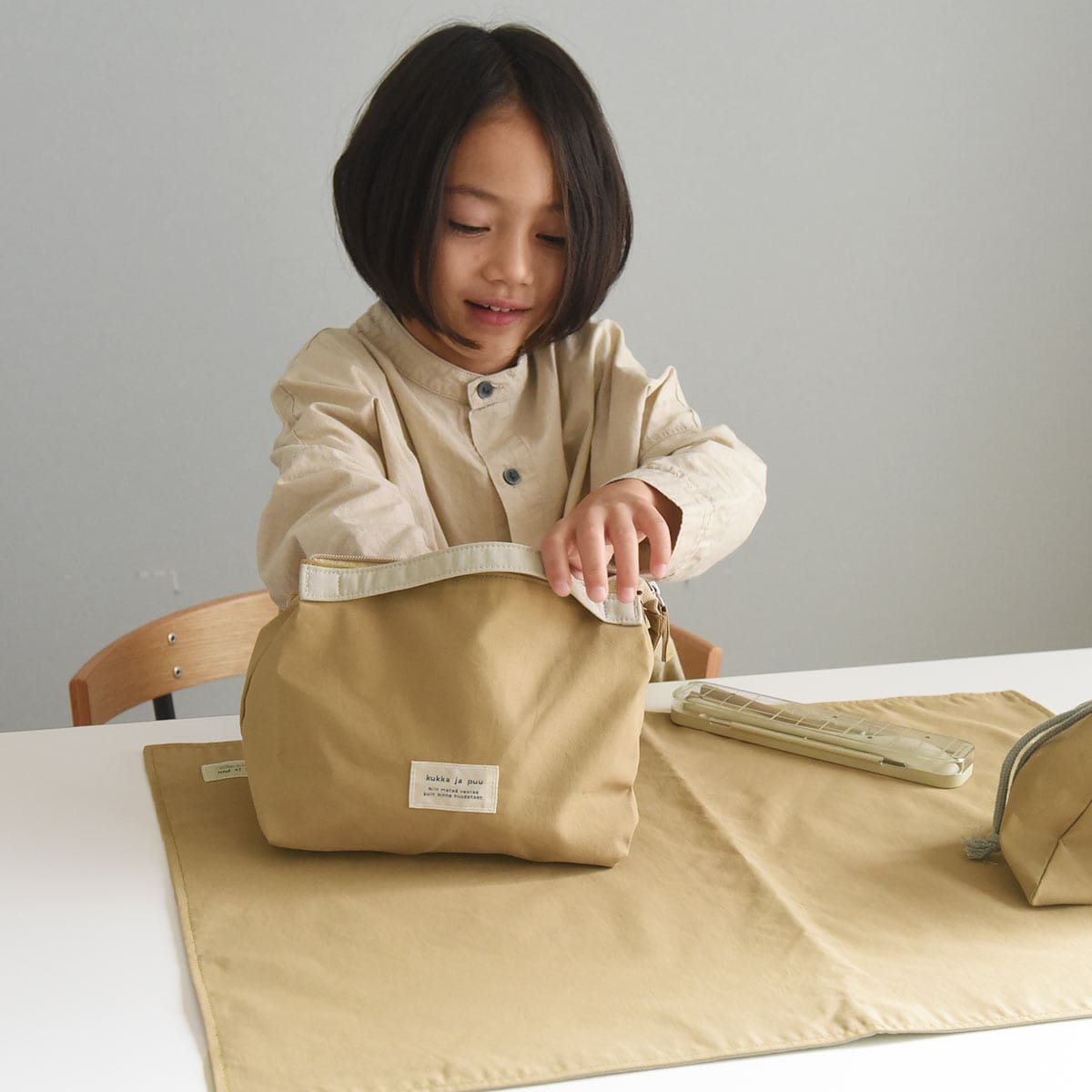 kukka ja puu 持ち手すっきり お弁当袋 ランチバッグ／クッカヤプー